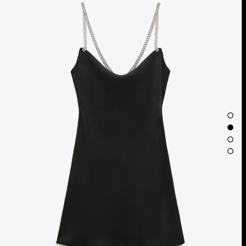 Zara Jewel Strap Cowl Mini Dress